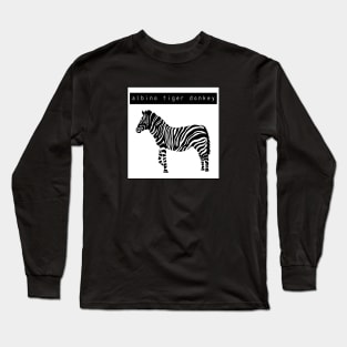 Zebra Description Long Sleeve T-Shirt